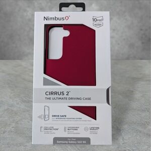 G7. Nimbus9 Cirrus 2 Case for Samsung Galaxy S22 5G Red See Description